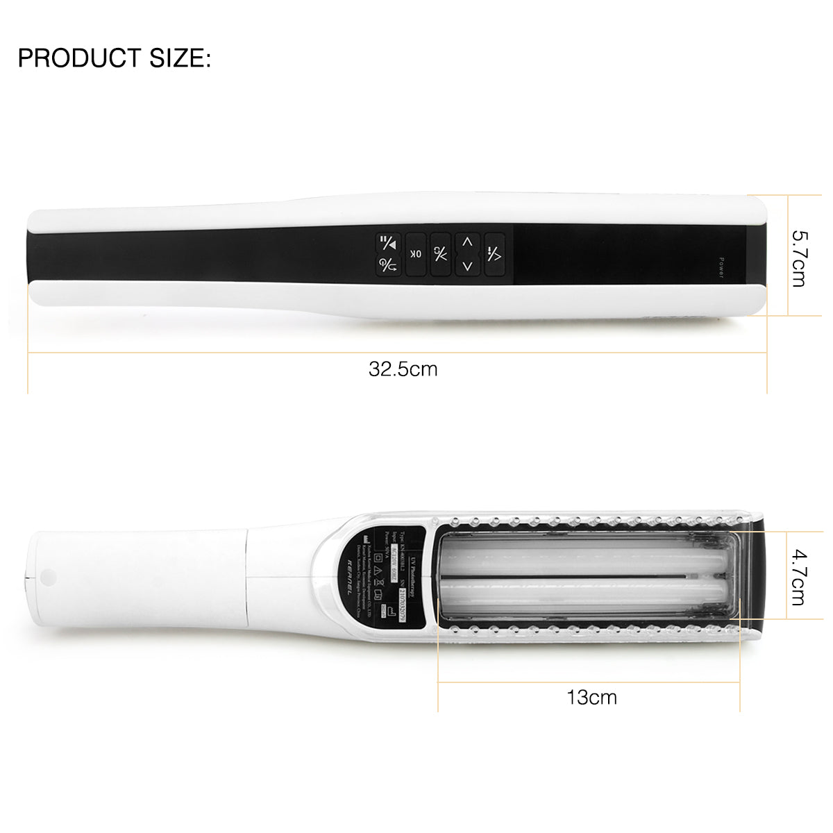 UVBMEDI UVB Lamp Phototherapy Light for Psoriasis Vitiligo Treatment Skin Disorders 311nm Narrow Band Home Use