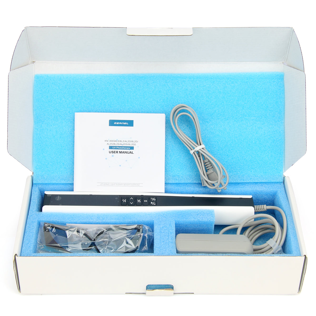 UVBMEDI UVB Lamp Phototherapy Light for Psoriasis Vitiligo Treatment Skin Disorders 311nm Narrow Band Home Use