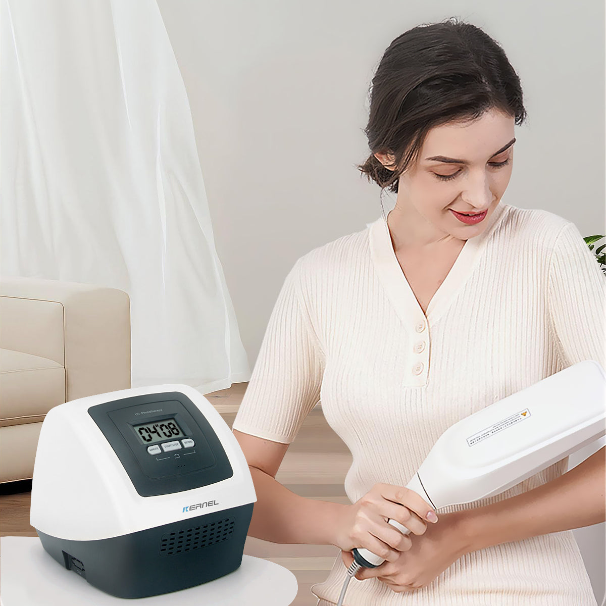 UVBMEDI Phototherapy Light for Psoriasis Vitiligo Treatment Skin Disorders 311nm Narrow Band Home Use
