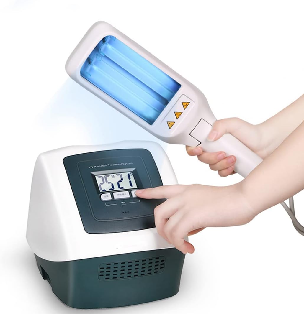 UVBMEDI Phototherapy Light for Psoriasis Vitiligo Treatment Skin Disorders 311nm Narrow Band Home Use