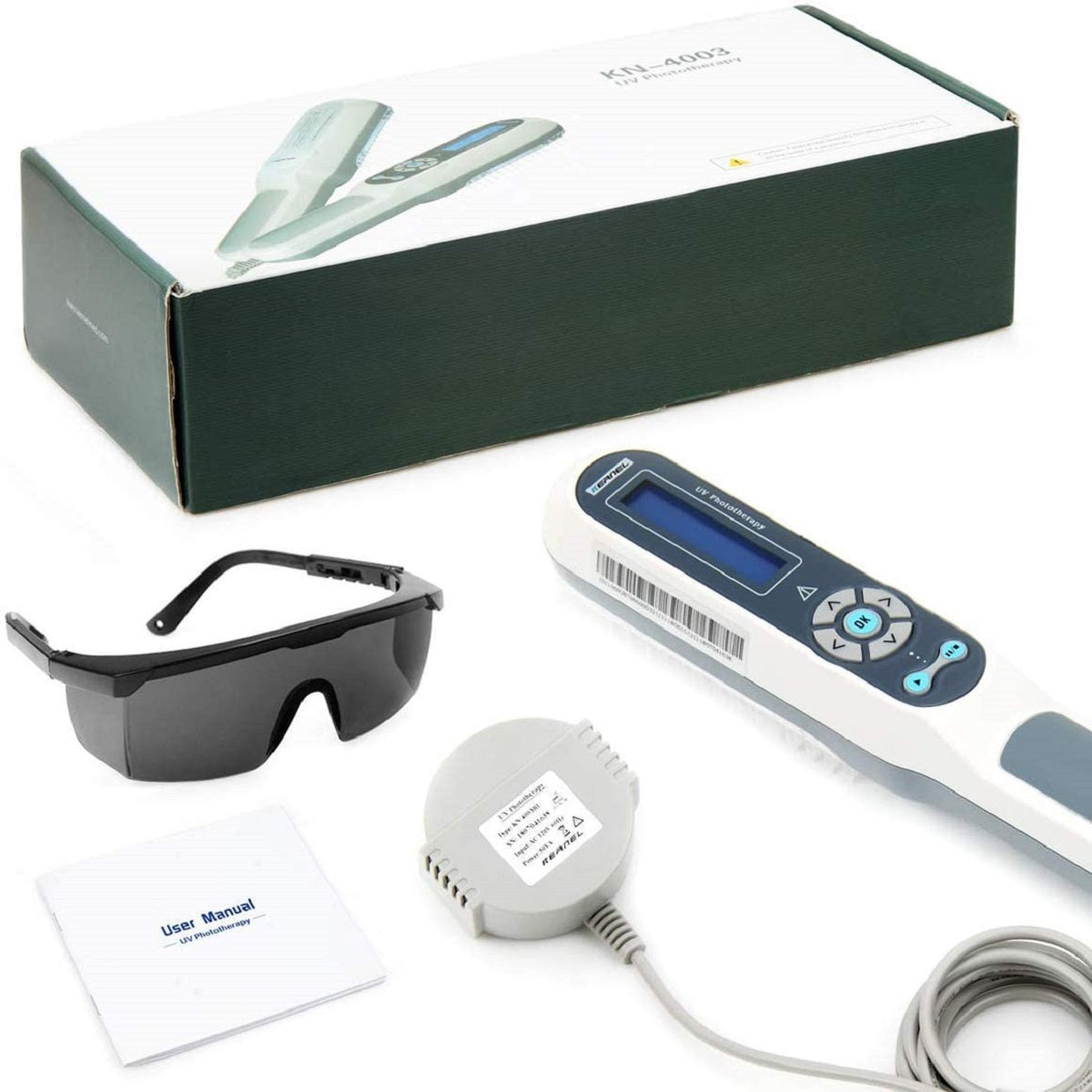 UVBMEDI UVB Phototherapy Light for Psoriasis Vitiligo Treatment Skin Disorders 311nm Narrow Band Home Use