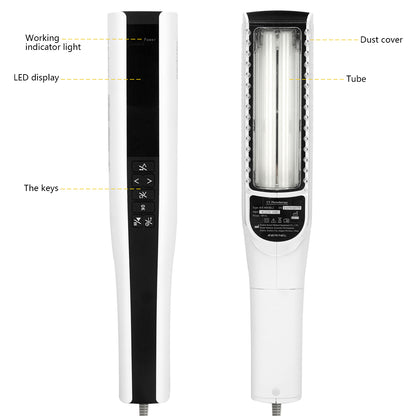 UVBMEDI UVB Lamp Phototherapy Light for Psoriasis Vitiligo Treatment Skin Disorders  311nm Narrow Band Home Use